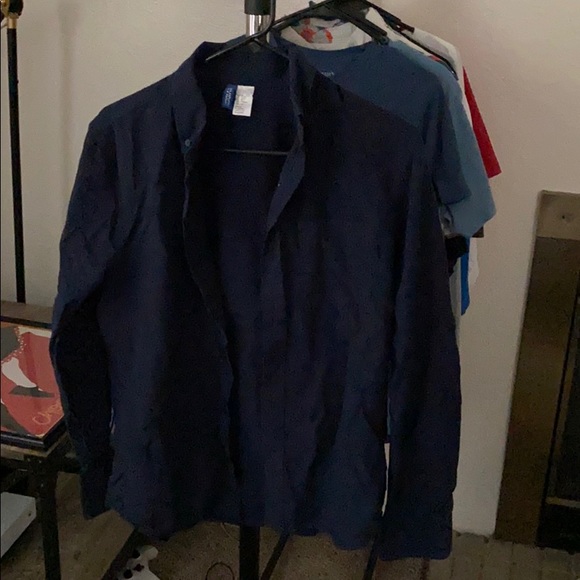 Navy Oxford h&m divided - Picture 1 of 3